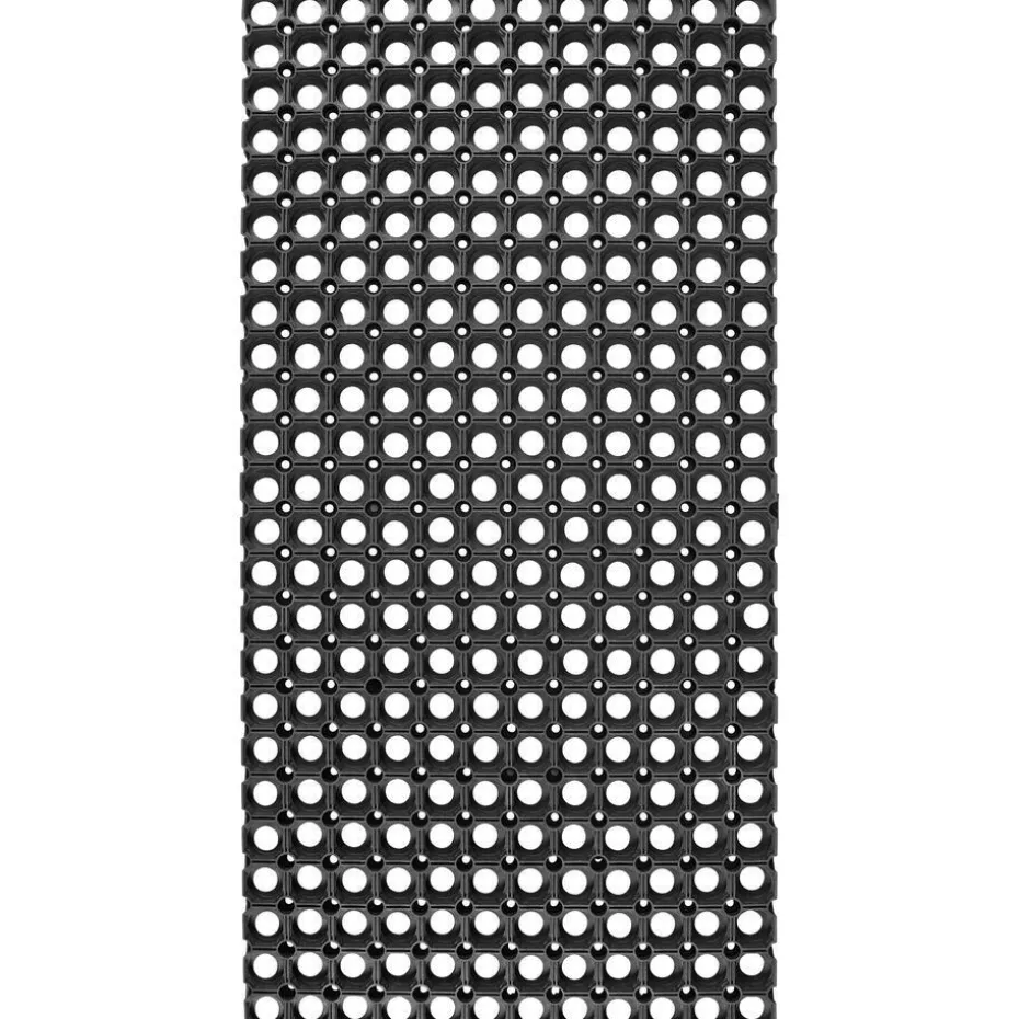 Kwantum Deurmatten | Deurmat Rubber Zwart 50×100 Cm 050X100CM