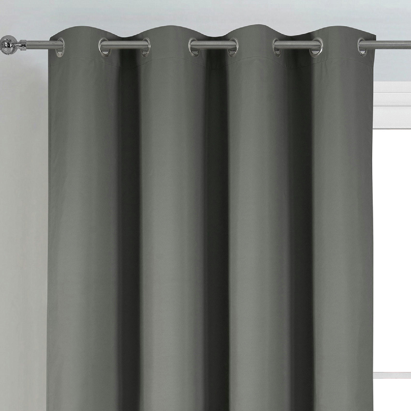 - Rideau déco uni occultant et thermique