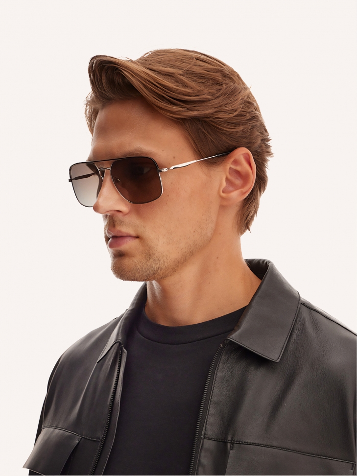 Black and silver sunglasses