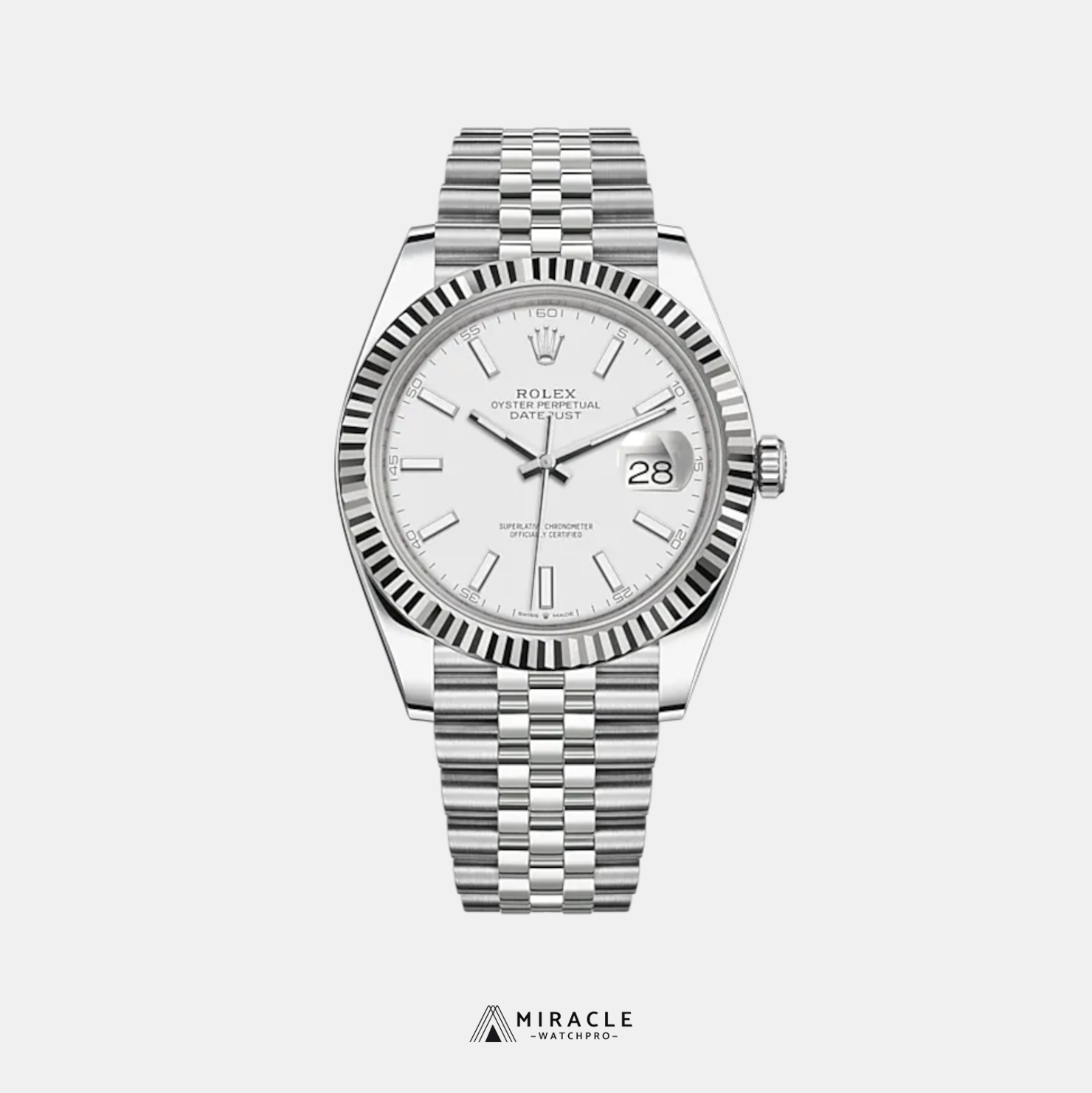 ROLEX-DATEJUST-REF.M126334-0010-ELITE CLONE-41MM-Replica Watch