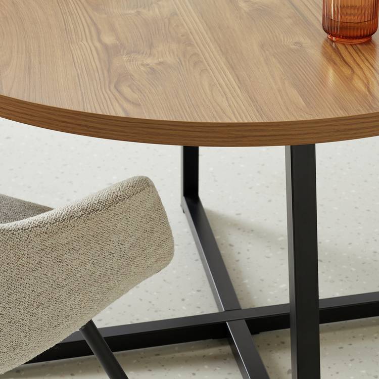 Habitat Nomad Oak Dining Table & 4 Natural Chairs