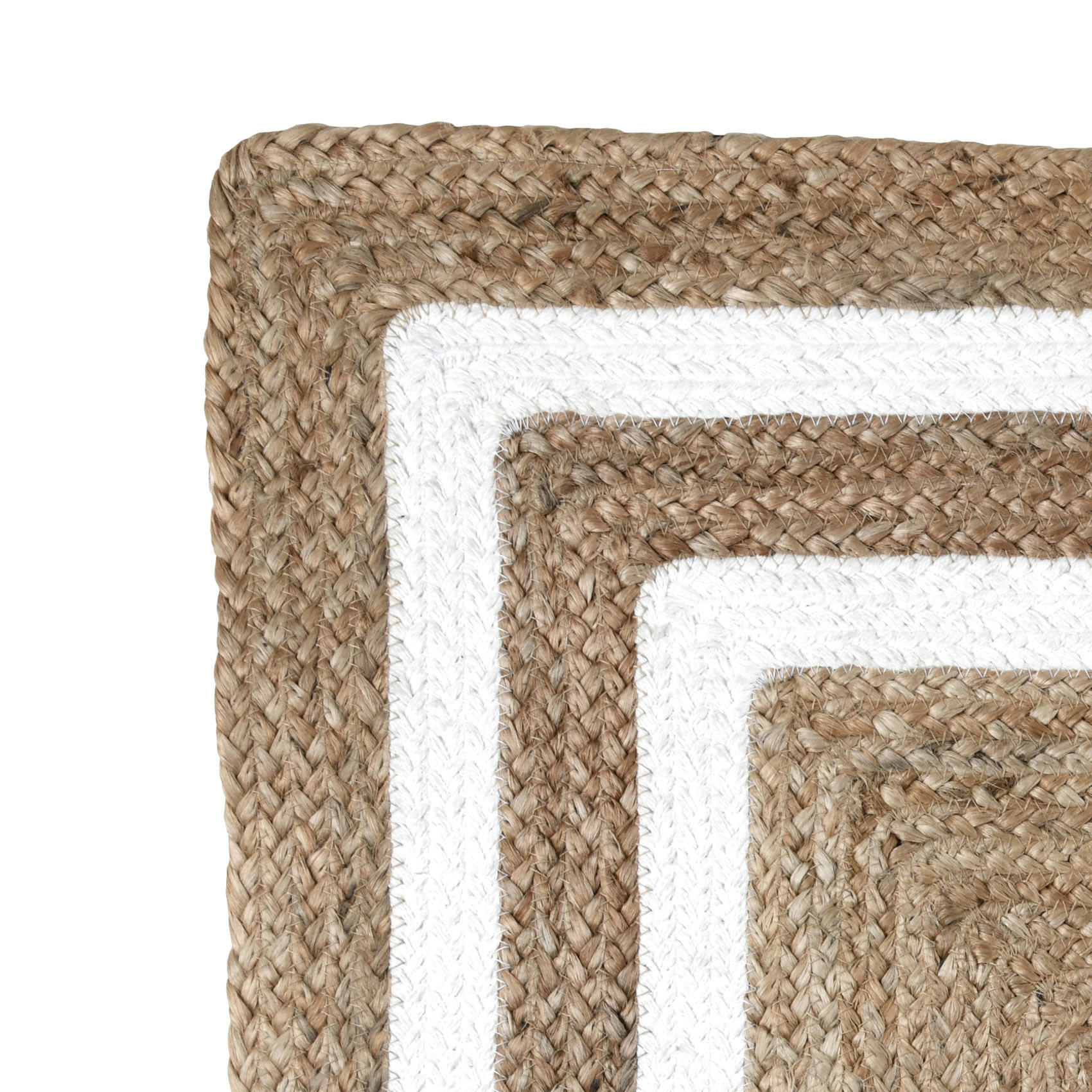 BERRY - Tapis écru jute coton 60x90cm