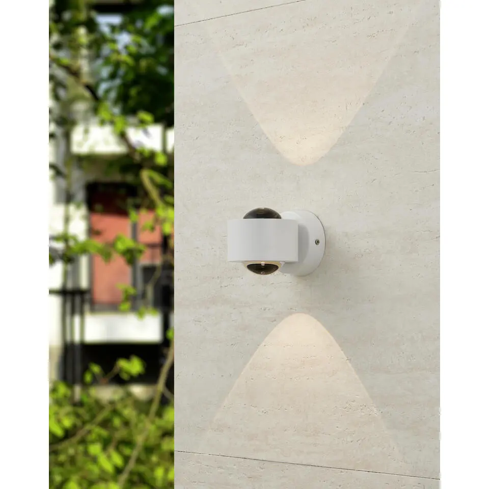 EGLO Treviolo Wandlamp - LED - 9 cm - Wit