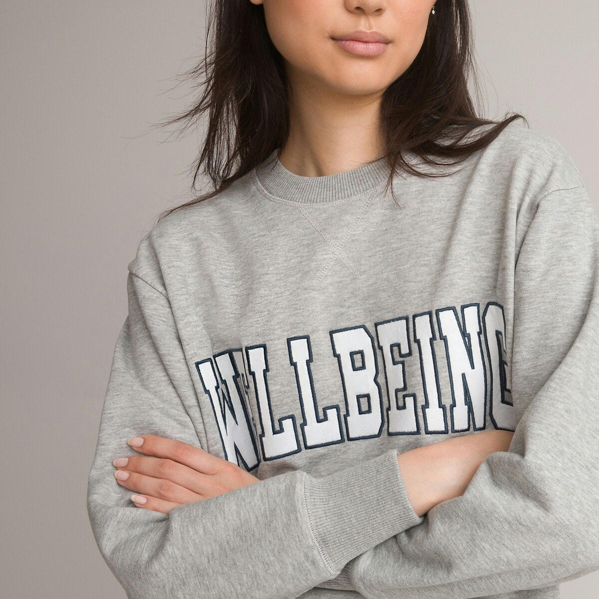 Sweat large, à message