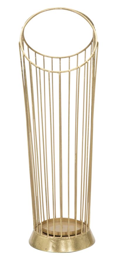 Mauro Ferretti Stick Lineaire paraplubak in goud metaal