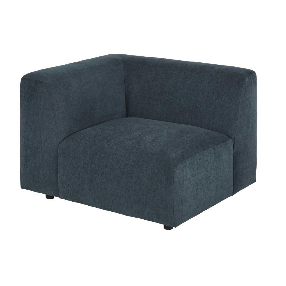 Buddy - Accoudoir gauche pour canapé modulable bleu