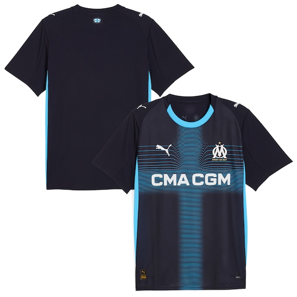 Olympique Marseille Puma 2025/26 Replica Away Jersey - Navy/White