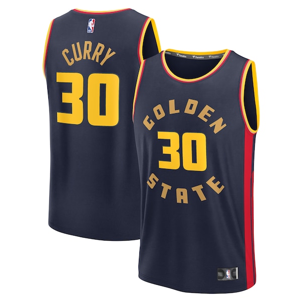 Stephen Curry Golden State Warriors  2024/25 Fast Break Player Jersey - City Edition - Navy