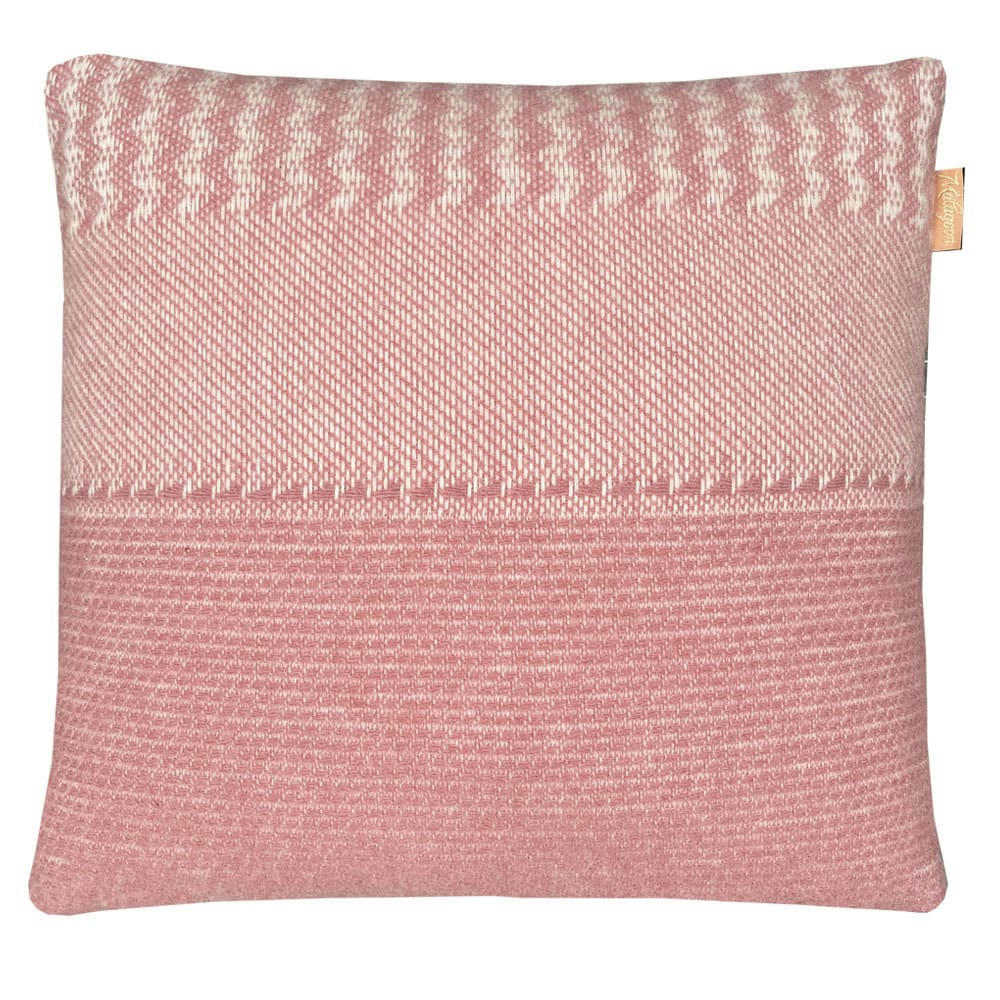 UPTOWN - Coussin en laine rose 50x50