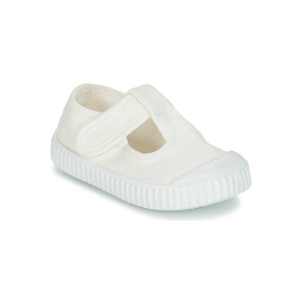 Victoria - SANDALIA LONA TINTADA - White