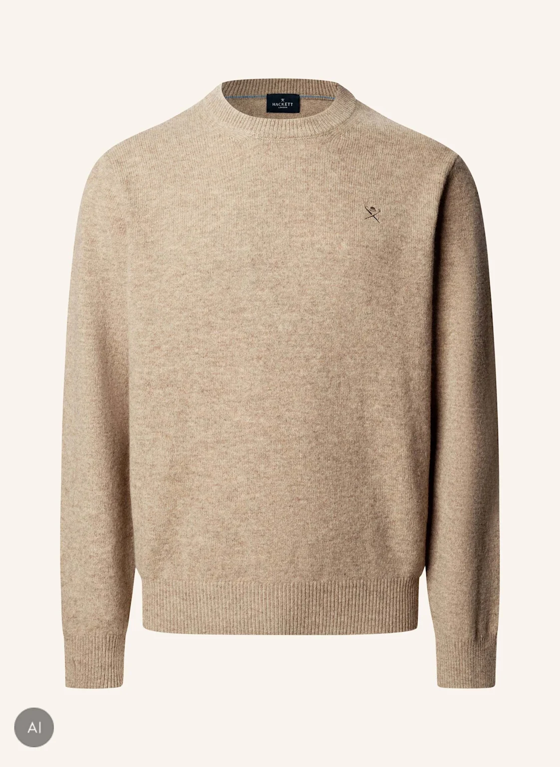 HACKETT LONDON Pullover LAMBSWOOL CREW