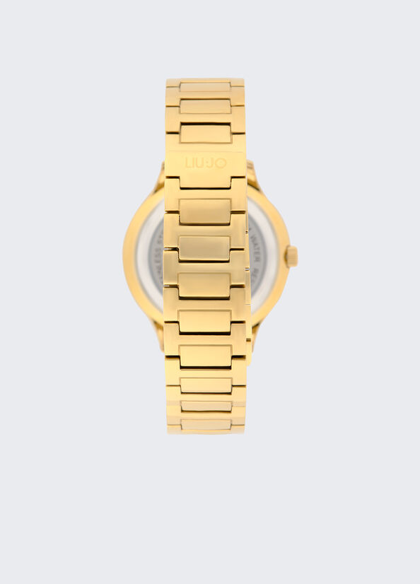 Orologio in acciaio con brill