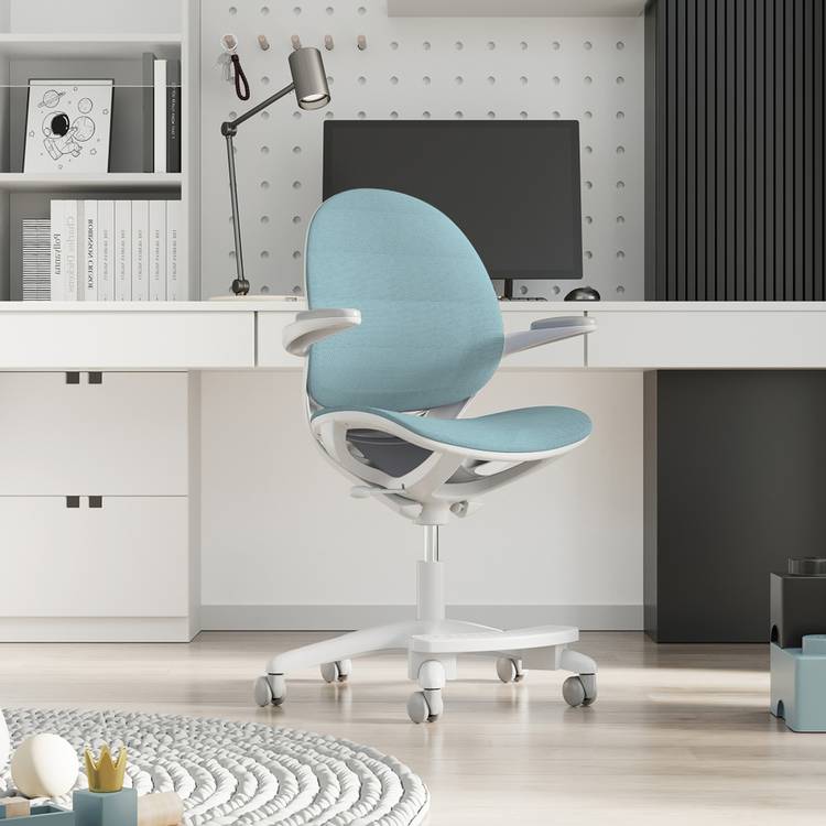 Habitat Mesh Kids Swivel Chair - Blue