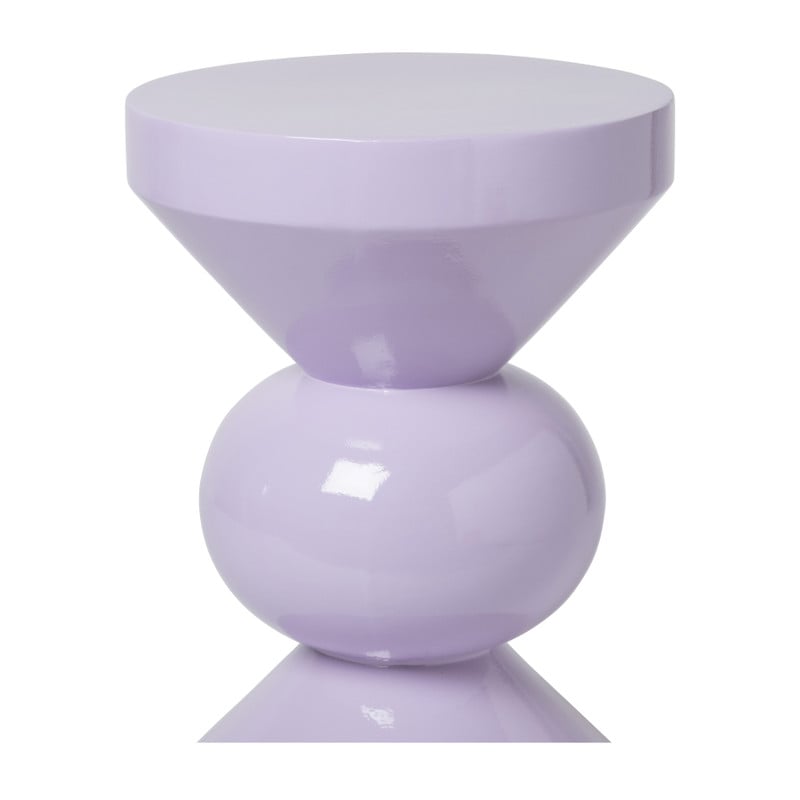 Bijzettafel diabolo - lila - &Oslash;33x50 cm