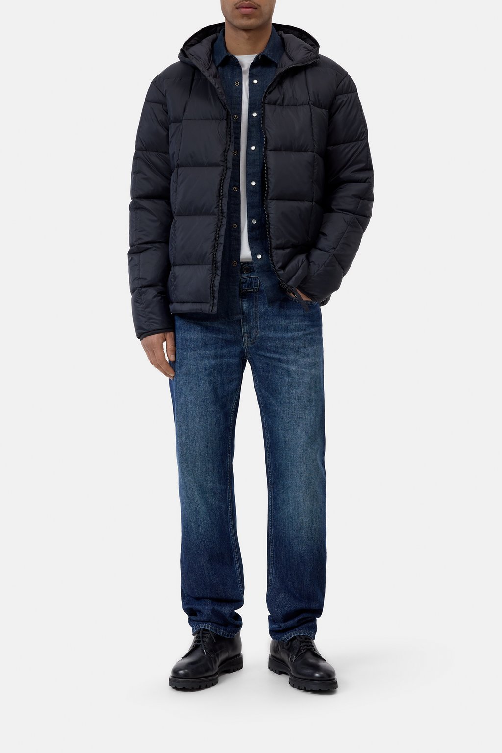 Puffer-Jacke mit Kapuze