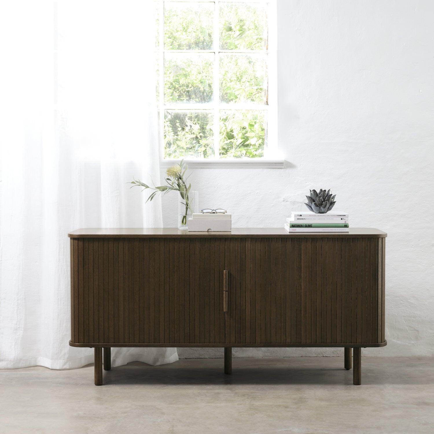 by fonQ Splinted Dressoir - Smoked Eiken