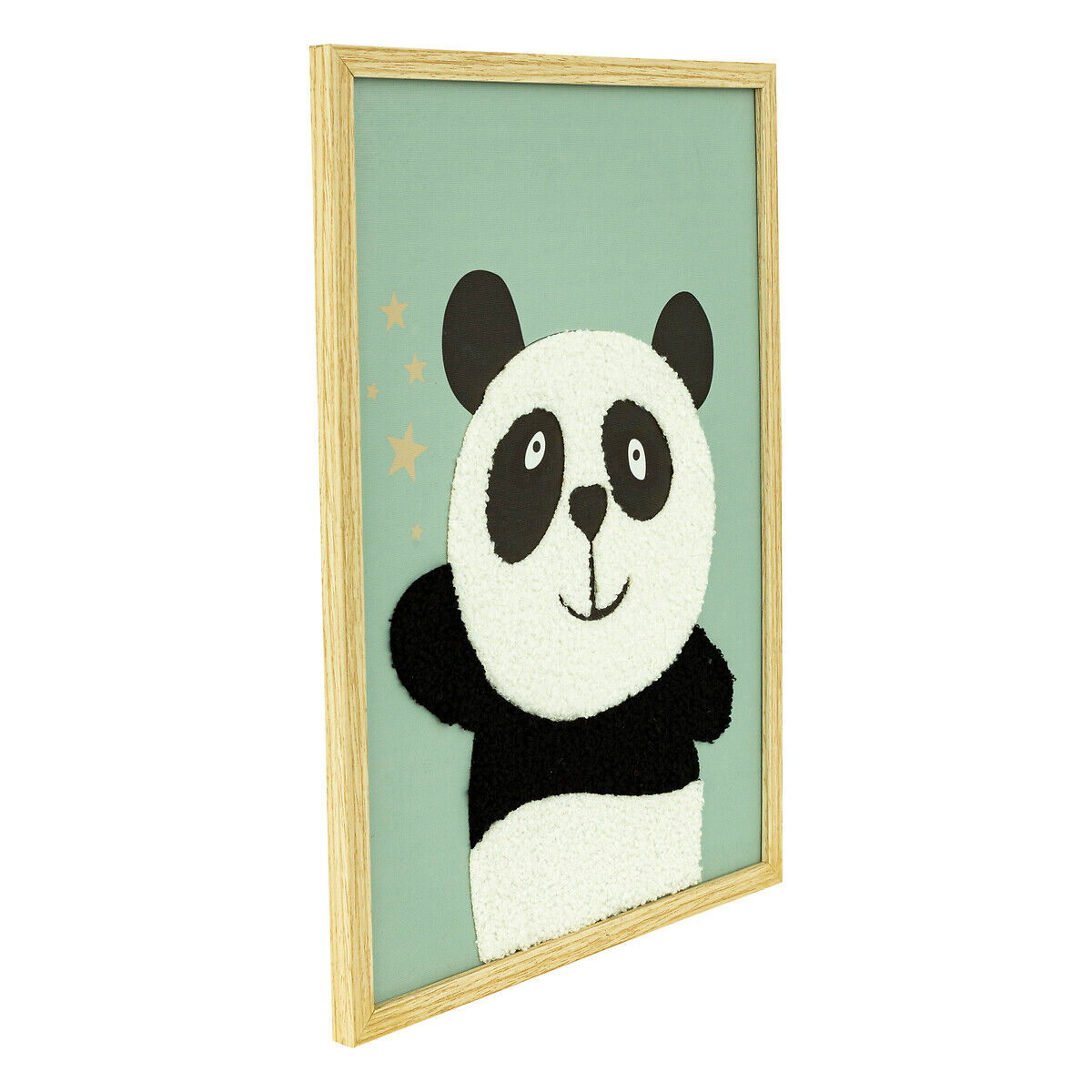 Quadro decorativo com panda 30x40cm