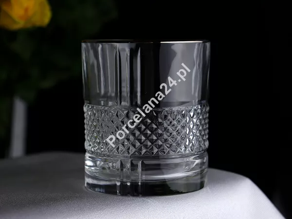 Kpl. szklanek do whisky 0,34 L (6szt)   karafka 0,85 L (1szt) Bohemia Prestige - Elegante Platin 802862