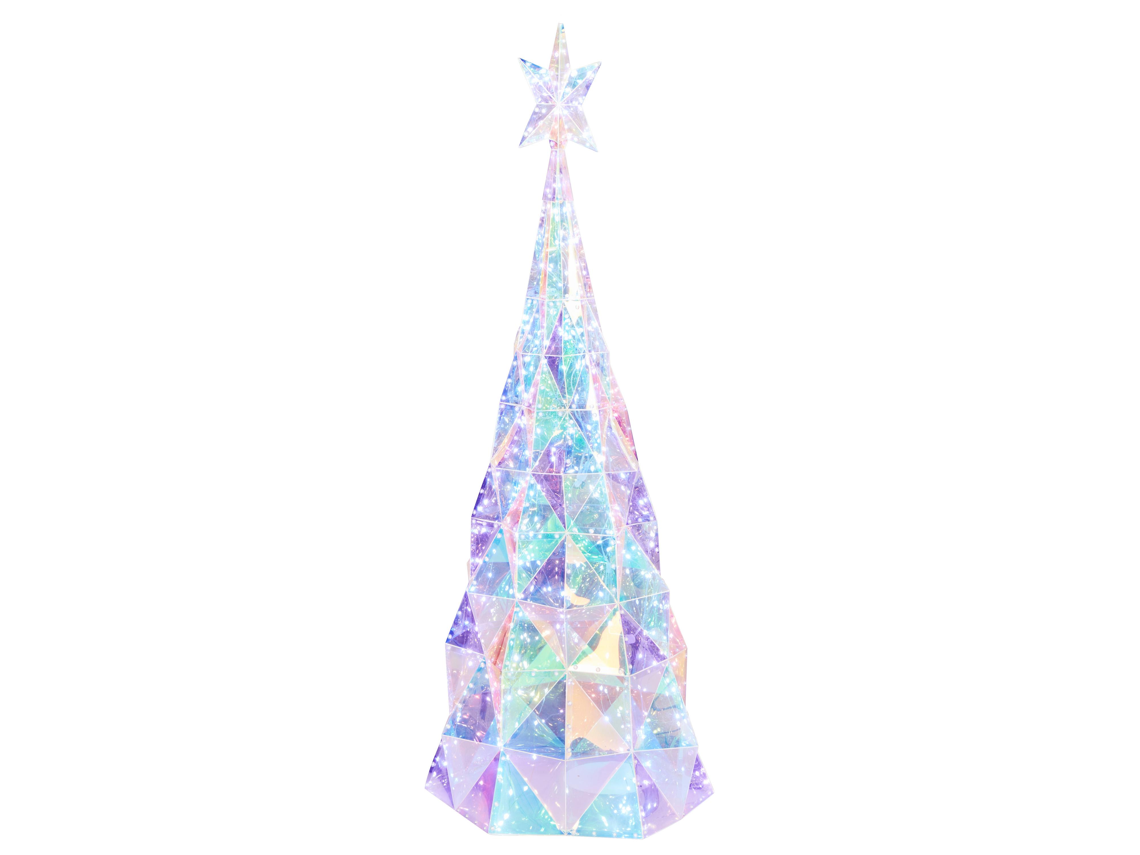 Outdoor Decoration LED ICELAND Christmas Tree 120 cm Multicolour