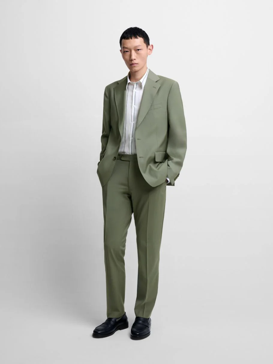 Veste de costume slim en laine