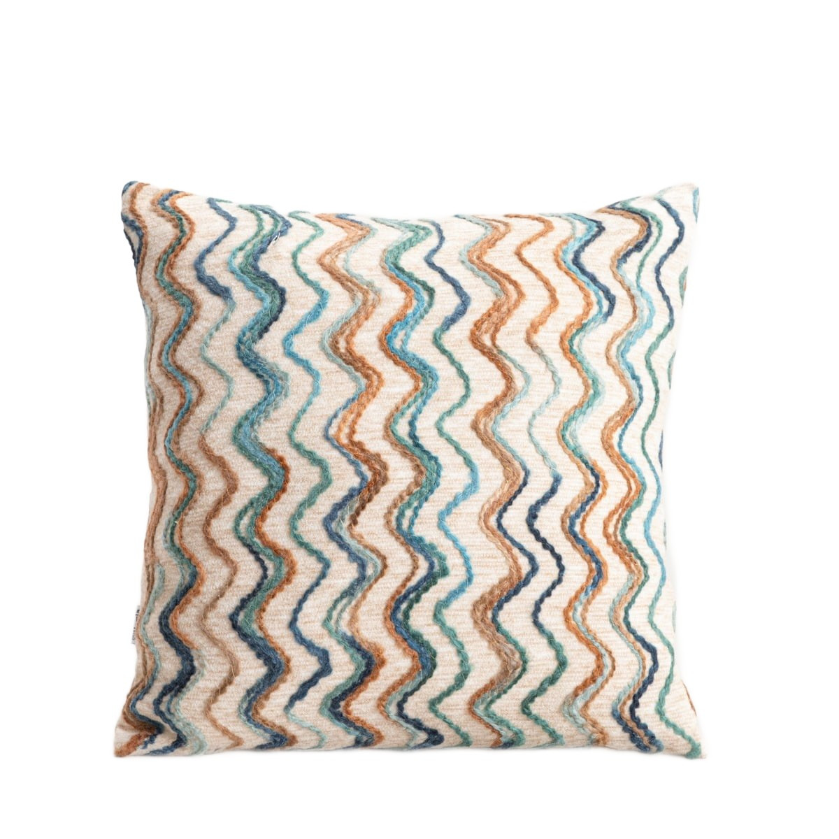 Poszewka GIMENA ze strukturalnym wielokolorowym wzorem 45x45cm HOMLA