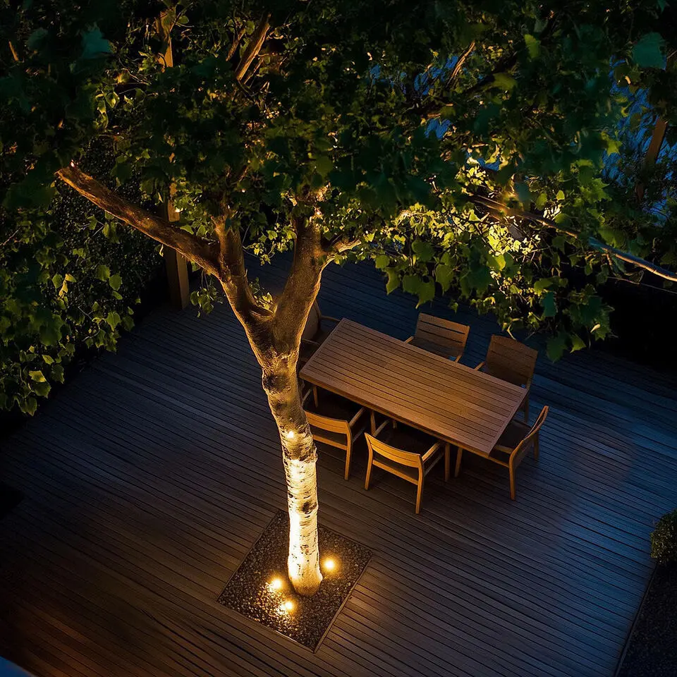 Qazqa grondspot delux zwart gu10