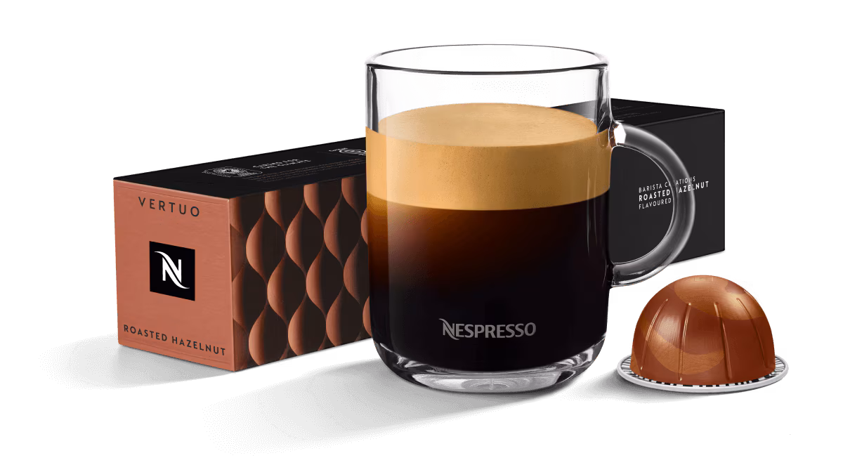 Roasted Hazelnut - Coffee with Hazelnut Flavor - Nespresso