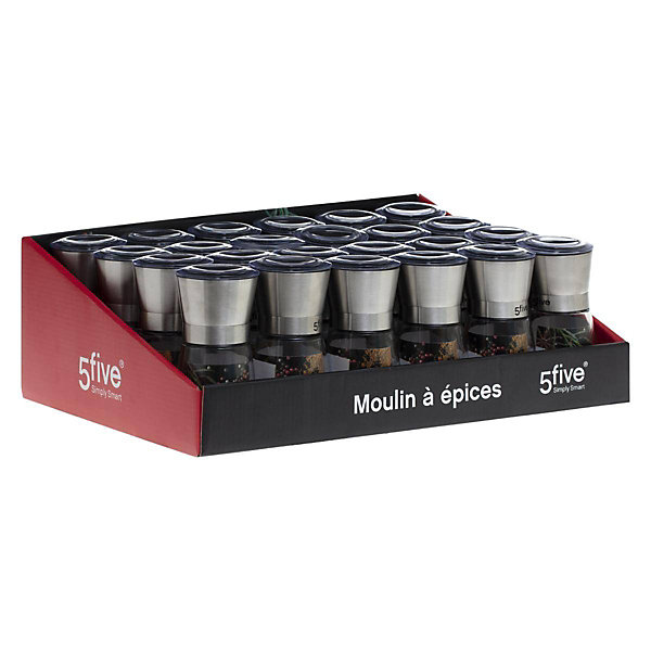 Moulin manuel 10 cm Transparent - 5Five