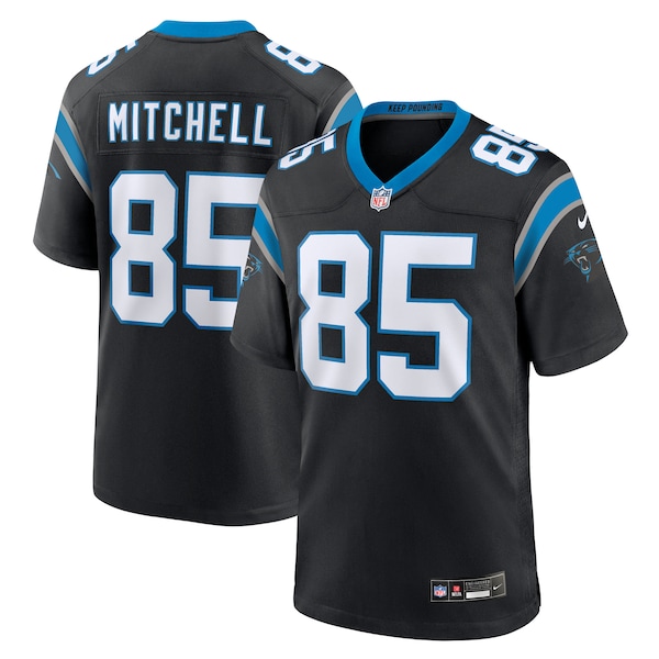 James Mitchell Carolina Panthers Nike Team Game Jersey -  Black
