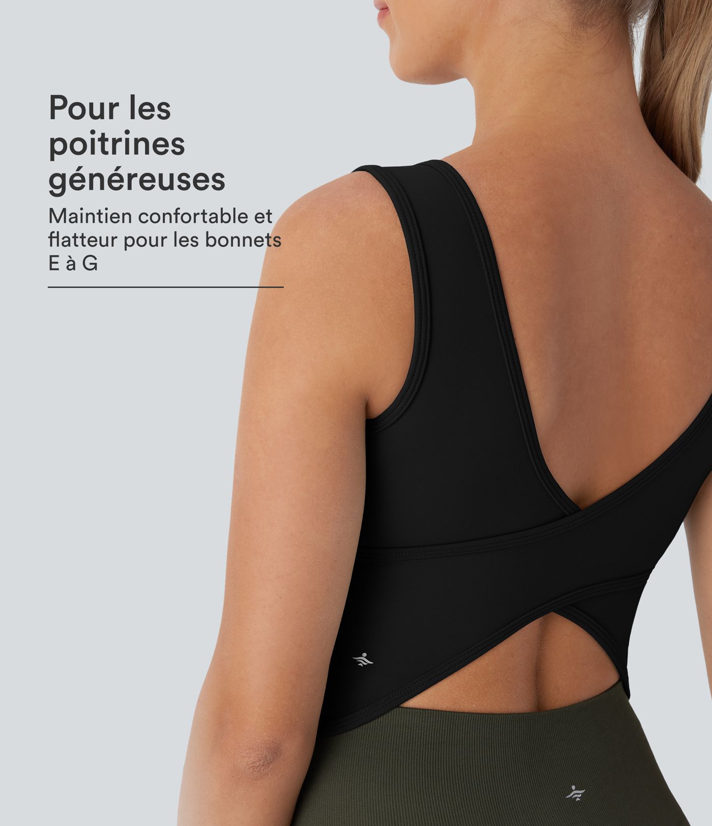 Débardeur danse col U croisé E-G