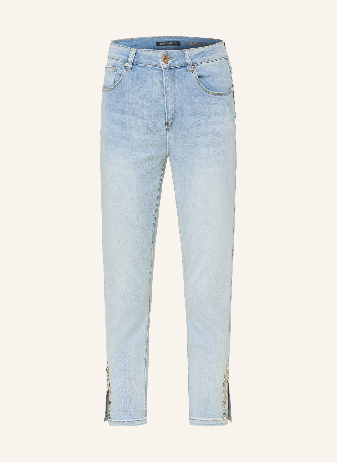 Betty Barclay Cropped Jeans mit Schmucksteinen