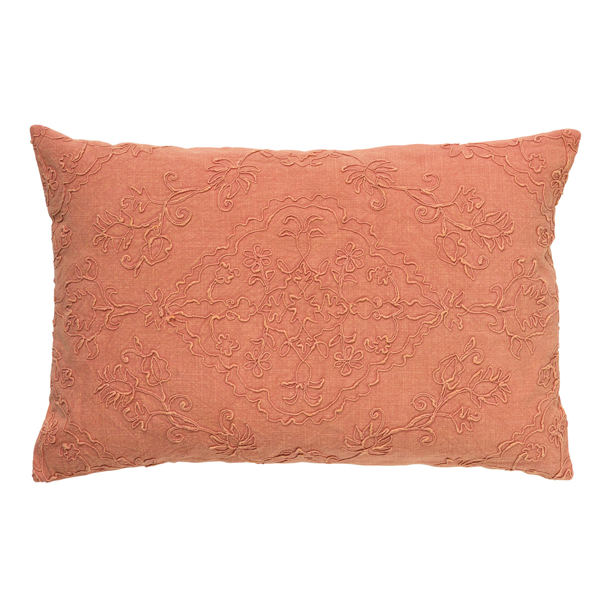 EVY - kussenhoes 40x60 cm - 100% katoen - Muted Clay - roze