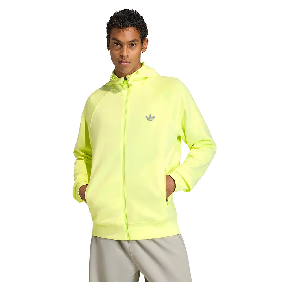adidas Originals Trefoil Essentials Spacer full zip sweatshirt