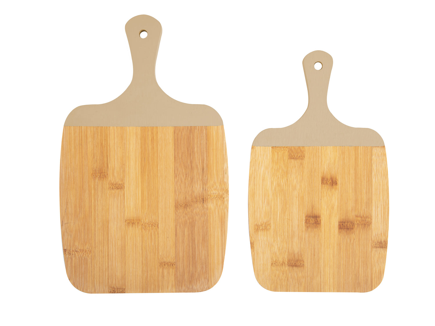 present time - Snijplank set Gourmet - Bruin - 23x38 cm