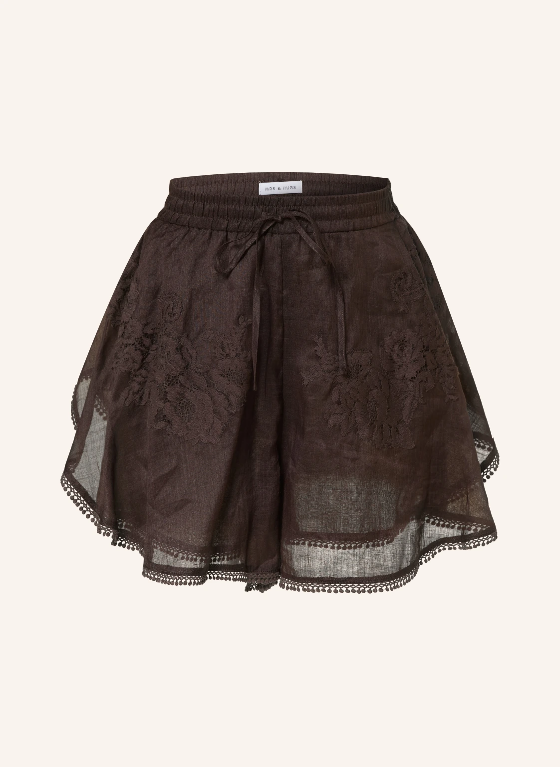 MRS & HUGS Shorts mit Spitze