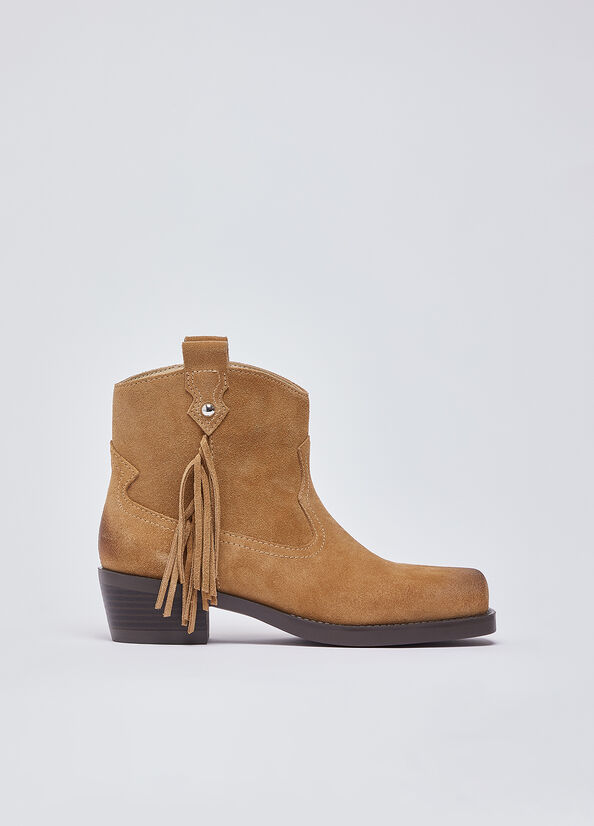 Stivaletti texani in suede