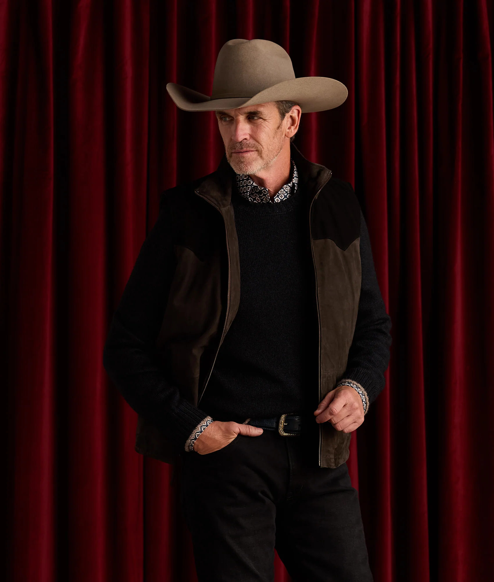 Rit Two-Tone Vest - Charcoal