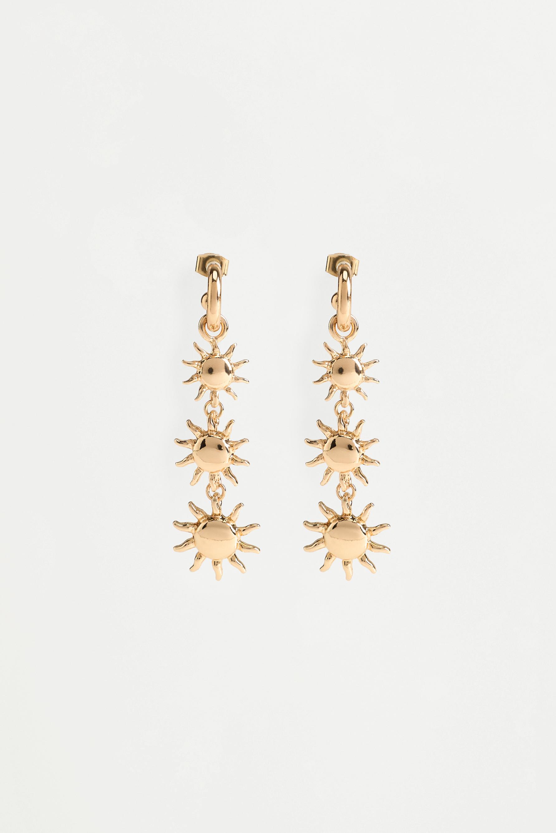 Pendientes colgantes soles