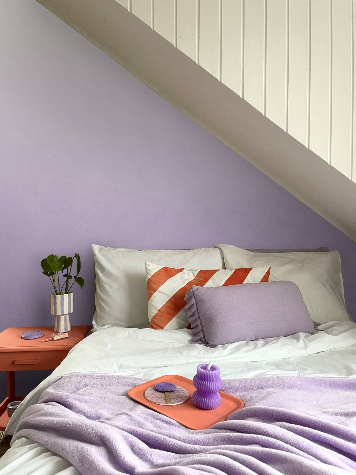 ESTAhome fotobehang kamerhoog dip dye kleurverloop paars - 200 x 279 cm - 159444