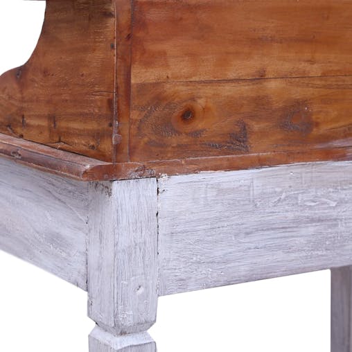 NNEVL Writing Desk with Drawers 90x50x101 cm Solid Reclaimed Wood