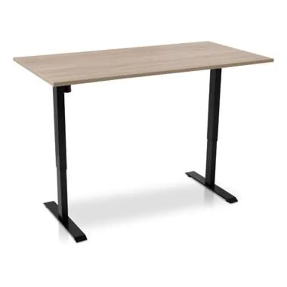 MRC EASY elektrisch ARBO zit-sta bureau - 160x80 cm - midden eiken