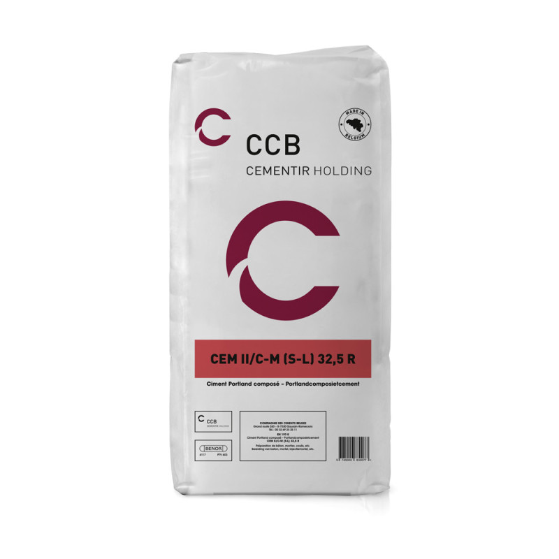 Ciment gris CCB II/C-M (S-L) 32,5 R 25 kg Portland