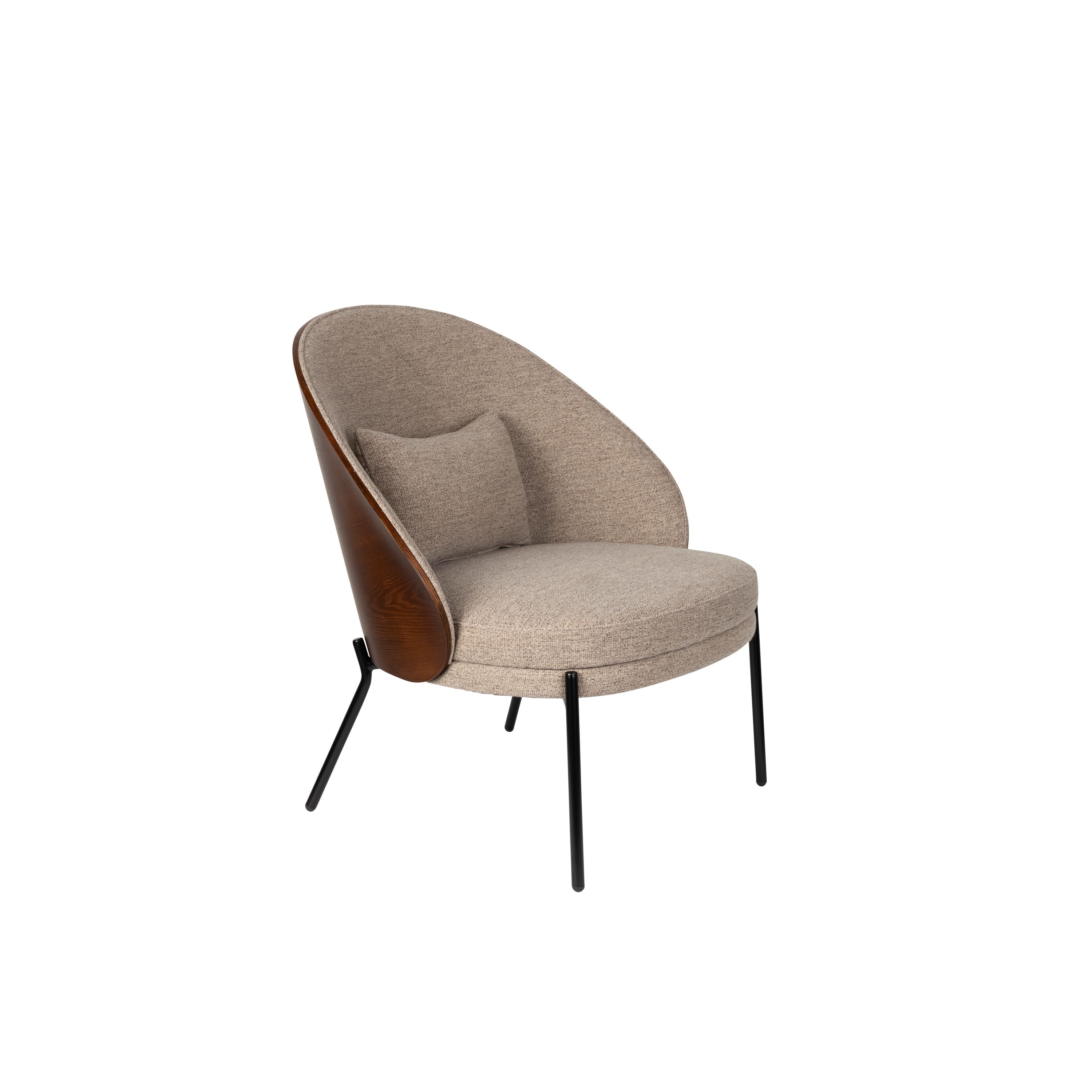 Dutchbone Rodin Loungestoel - Beige