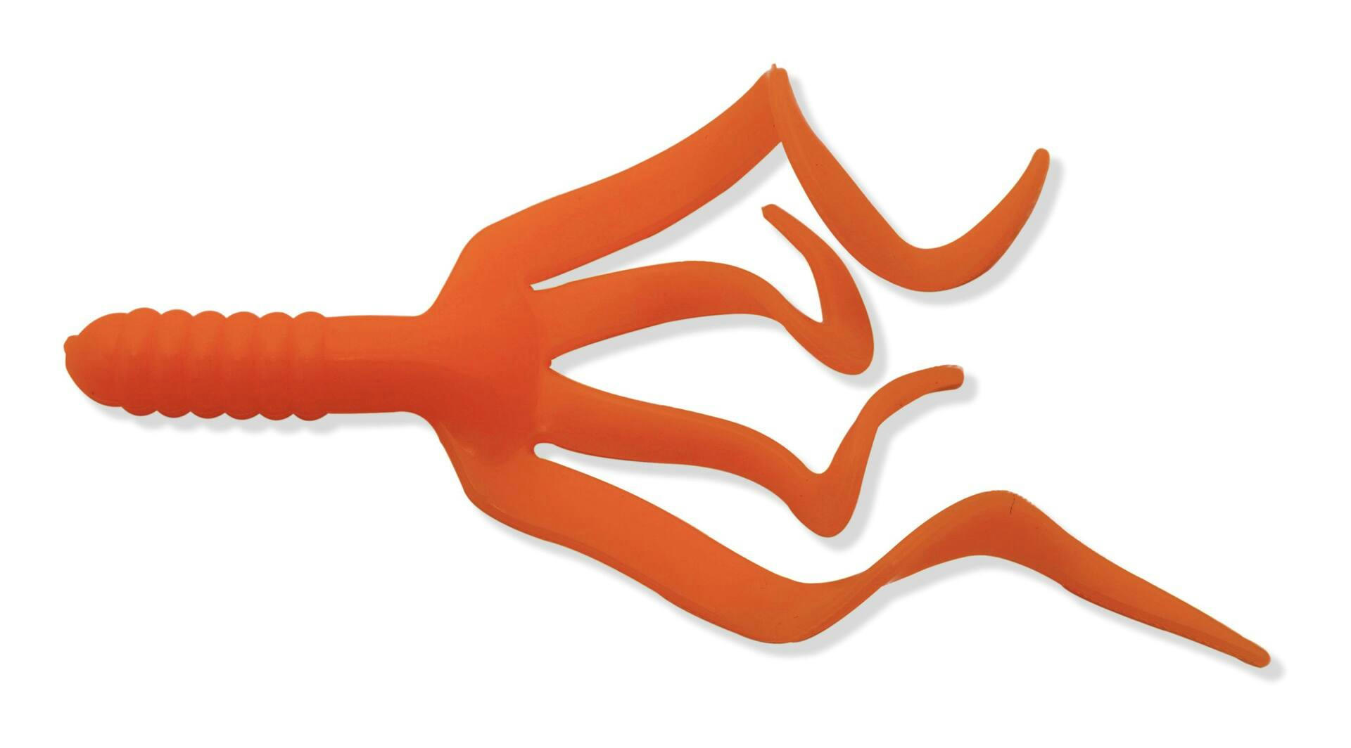 Mister Twister Split Double Tail Grub Lure, 4-in