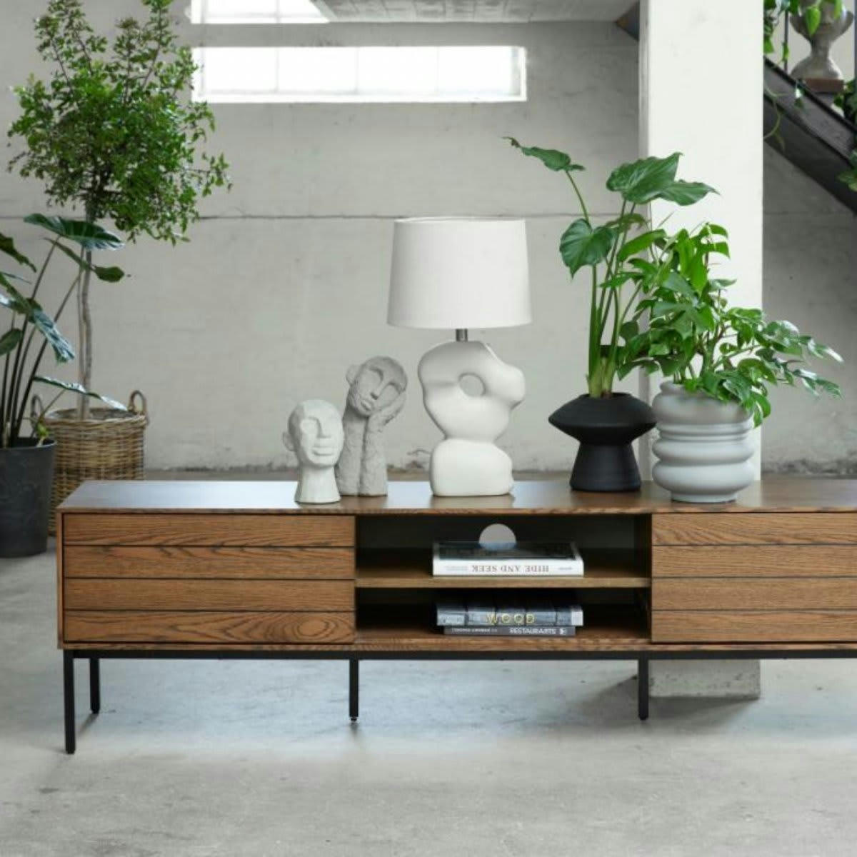 BLAZZERS - Meuble TV moderne en bois 180cm