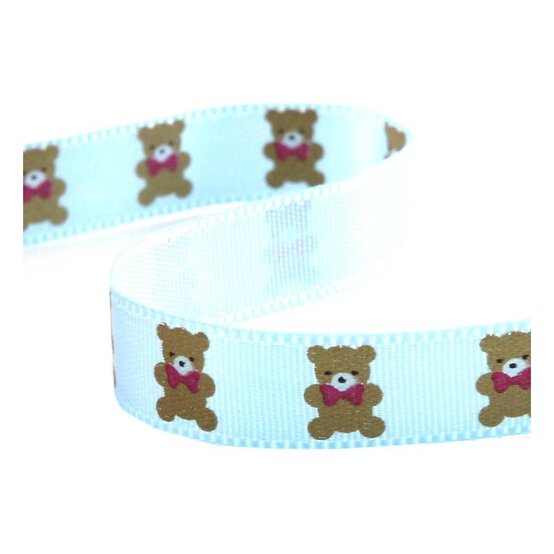 Teddy Bear Satin Ribbon 9mm x 3.5m