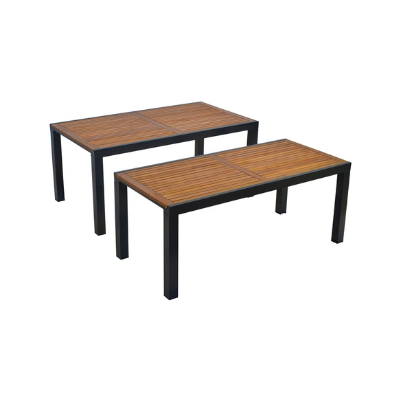 Gartenmöbelset »Santorin«, 8-tlg., klappbar/verlängerbar, Aluminium/Akazie
