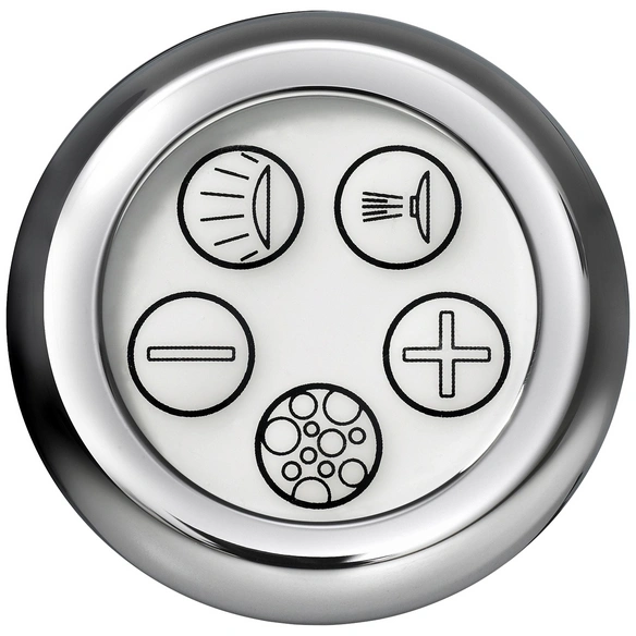 Whirlpool-Komplettset »Atlanta«, BxHxL: 80 x 45 x 180 cm, weiß, Farblichttherapie