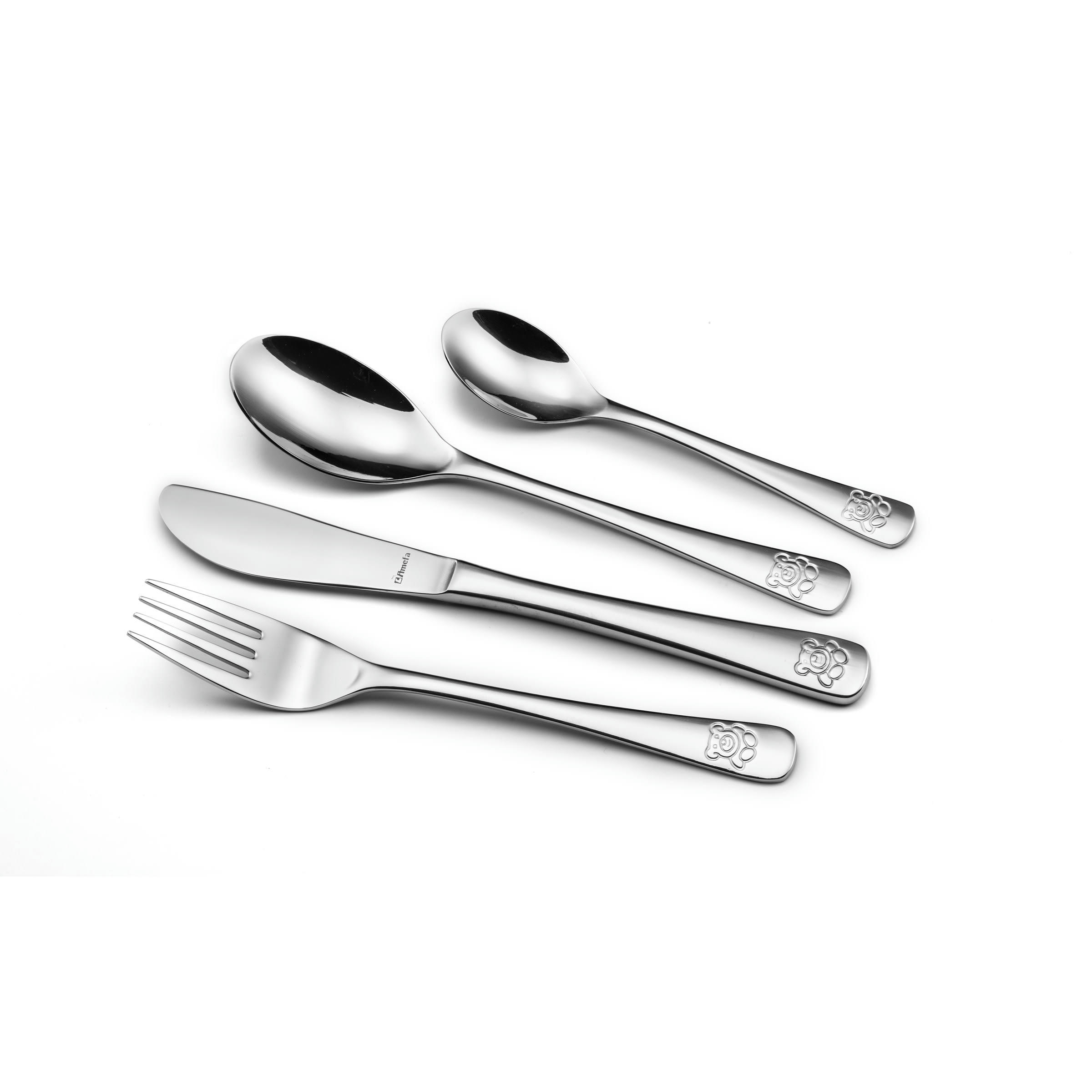 OURSON 2 - Service 4 couverts enfants