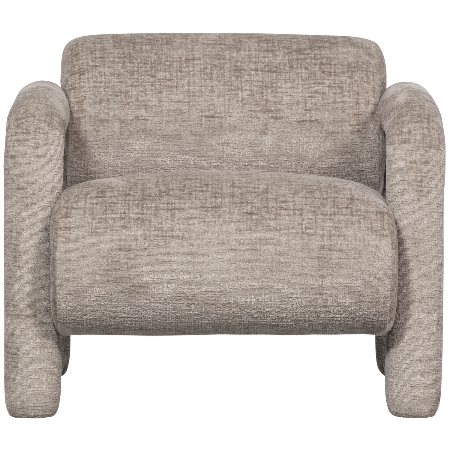 WOOOD fauteuil Lenny - Polyester - Zand - 65x76x82